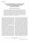 Research paper thumbnail of Directed forgetting shares mechanisms with attentional withdrawal but not with stop-signal inhibition