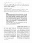 Research paper thumbnail of Herbivory and plant growth rate determine the success of El Niño Southern Oscillation-driven tree establishment in semiarid South America