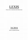 Research paper thumbnail of L. Benelli, Un profilo ed un ricordo di Alessandro Lami, Lexis 34 (2016), pp. 1-8.