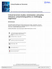 Research paper thumbnail of Critical terrorism studies, victimisation, and policy relevance: compromising politics or challenging hegemony?