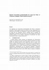 Research paper thumbnail of Quand l'association professionnelle du corps des Ponts et Chaussées conjugue l'intérêt général au privé