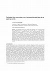 Research paper thumbnail of Turbulent free convection over a horizontal heated plate in an open top cavity