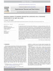 Research paper thumbnail of Statistical analysis of turbulent thermal free convection over a horizontal heated plate in an open top cavity