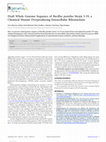 Research paper thumbnail of Draft Whole Genome Sequence of Bacillus pumilus Strain 3-19, a Chemical Mutant Overproducing Extracellular Ribonuclease