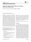 Research paper thumbnail of Evidence for rapid, tide-related shifts in the microbiome of the coral Coelastrea aspera