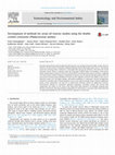 Research paper thumbnail of Development of methods for avian oil toxicity studies using the double crested cormorant (Phalacrocorax auritus