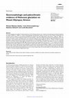 Research paper thumbnail of Geomorphologic and paleoclimatic evidence of Holocene glaciation on Mount Olympus, Greece