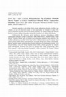 Research paper thumbnail of Ertan Daş - Şakir Çakmak, Karşıyaka’nın Taş Çiçekleri: Osmanlı Mezar Taşları ve Erken Cumhuriyet Dönemi Mezar Taşlarından Örnekler, İzmir 2013, 286 sahife. Karşıyaka Belediyesi Kültür Yayını. ISBN. 978-975-00673-2-7