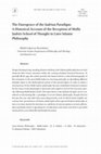 Research paper thumbnail of “The Emergence of the Ṣadrian Paradigm: A Historical Account of the Reception of Mullā Ṣadrā’s School of Thought in Later Islamic Philosophy”, Die Welt des Islams (International Journal for the Study of Modern Islam) 57 (1), 2017.