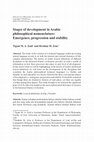 Research paper thumbnail of Stages of development in Arabic philosophical nomenclature: Emergence, progression and stability