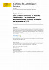 Research paper thumbnail of Una lucha sin fronteras: la derecha «demócrata» y la embestida anticomunista en Uruguay de finales de la década de 1950