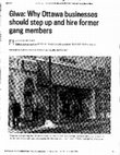 Research paper thumbnail of Why Ottawa Businesses Should Step Up and Hire Former Gang Members