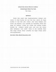 Research paper thumbnail of HUKUM ISLAM DAN PRANATA SOSIAL (Sebuah Kajian Makna Teks Nash)