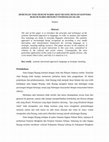 Research paper thumbnail of HUBUNGAN TEKS HUKUM WARIS ADAT REJANG DENGAN KONTEKS HUKUM WARIS MENURUT PANDANGAN ISLAM