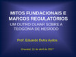 Research paper thumbnail of O DIREITO PRIMORDIAL NA TEOGONIA DE HESIODO - APRESENTAÇÃO DE SLIDES