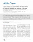 Research paper thumbnail of Physico-mechanical and decay resistance properties of chemically modified tropical wood material