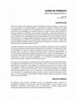 Research paper thumbnail of Amor en tránsito: Hacia una sociología del amor