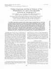 Research paper thumbnail of Cloning, sequencing, and role in virulence of two phospholipases (A1 and C) from mesophilic Aeromonas sp. serogroup O:34