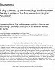 Research paper thumbnail of Harvesting Ruins: The Im/Permanence of Work Camps and Reclaiming Colonized Landscapes in the Northern Alberta Oil Sands