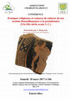 Research paper thumbnail of Pratiques religieuses et contacts de cultures de nos sociétés Roussillonnaises à la protohistoire (VIe-IIIe siècle avant J.-C.)