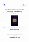 Research paper thumbnail of Presentazione volume "Autografie dell'età Minore" MILANO, Archivio di Stato 25 maggio 2017