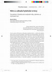 Research paper thumbnail of Nitro a záhada hyletické vrstvy