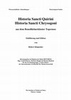 Research paper thumbnail of Historia Sancti Quirini und Historia Sancti Chrysogoni aus dem Benediktinerkloster Tegernsee