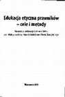 Research paper thumbnail of Edukacja etyczna prawników – cele i metody