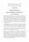 Research paper thumbnail of CfP: History and Philosophy of Computing