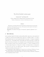 Research paper thumbnail of The k-level facility location game