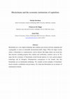 Research paper thumbnail of Blockchains & the economic institutions of capitalism