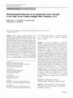 Research paper thumbnail of Hydrogeological behaviour of an unsaturated waste rock pile: a case study at the Golden Sunlight Mine, Montana, USA