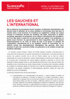 Research paper thumbnail of Les Gauches et l'international 2017