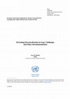 Research paper thumbnail of Revisiting Decentralization in Iraq: Challenges and Policy Recommendations