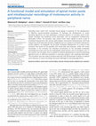 Research paper thumbnail of A functional model and simulation of spinal motor pools and intrafascicular recordings of motoneuron activity in peripheral nerve