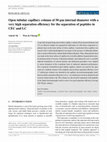 Research paper thumbnail of Open tubular capillary column of 50 í µí»m internal diameter with a very high separation efficiency for the separation of peptides in CEC and LC