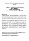 Research paper thumbnail of [2017] SIMposio di storia della conflittualità sociale