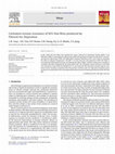 Research paper thumbnail of Cavitation erosion resistance of NiTi thin films produced by Filtered Arc Deposition