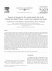 Research paper thumbnail of Sources of nitrogen for the vertical particle flux in the Gotland Sea (Baltic Proper)—results from sediment trap studies