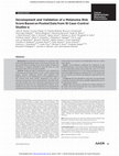 Research paper thumbnail of Development and validation of a melanoma risk score based on pooled data from 16 case-control studies