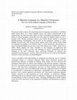 Research paper thumbnail of A Minority Language in a Majority Community: The Case of the English Language in Puerto Rico