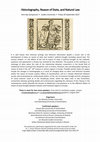 Research paper thumbnail of Announcement / CfP : Historiography, Reason of State, and Natural Law,
17 September 2017