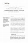 Research paper thumbnail of Conflict Between Societies and Companies in the Context of Ownership AGUSTIYARA, EKO PRIYO PURNOMO