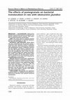 Research paper thumbnail of The effects of pomegranate on bacterial translocation in rats with obstructive jaundice