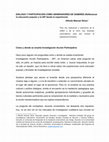 Research paper thumbnail of DIÁLOGO Y PARTICIPACIÓN COMO GENERADORES DE SABERES (Reflexionar la educación popular y la IAP desde la experiencia