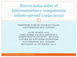 Research paper thumbnail of Breves notas sobre el entrenamiento infanto-juvenil.pdf