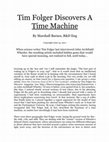 Research paper thumbnail of Tim Folger Discovers A Time Machine