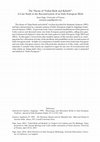 Research paper thumbnail of Abstract: The Theme of " Failed Birth and Rebirth " : A Case Study in the Reconstruction of an Indo-European Myth (2015)