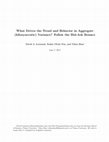 Research paper thumbnail of What Drives the Trend and Behavior in Aggregate (Idiosyncratic) Variance? Follow the Bid-Ask Bounce