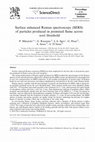 Research paper thumbnail of Surface enhanced Raman spectroscopy (SERS) of particles produced in premixed flame across soot threshold